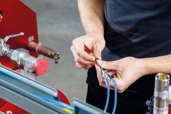 © Maximator: Para o cabeamento de postos de abastecimento de hidrogênio, a Maximator Hydrogen conta com a qualidade do LAPP © Maximator: Para o cabeamento de postos de abastecimento de hidrogênio, a Maximator Hydrogen conta com a qualidade do LAPP